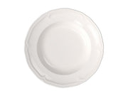 Assiette creuse Villeroy & Boch Manoir - Porcelaine haut de gamme - Ø 23 cm - Lot de 6 - Blanc