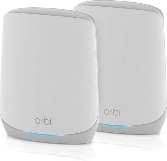 NETGEAR Orbi RBK762S - Mesh WiFi - Amplificateur WiFi - WiFi 6 - 5400 Mbps - Tri-bande - 2-Pack