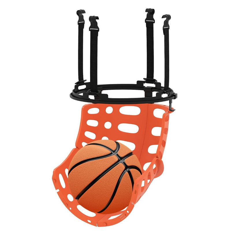 Coast Rebondisseur de basket - Rotation à 360 degrés - Rebond réglable - Noir et orange
