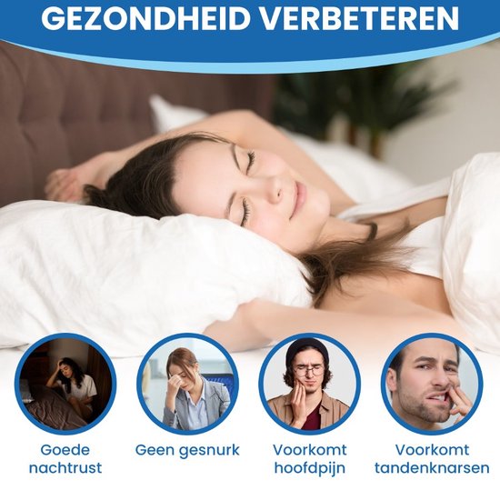 PurelyGoods® Snore Brace - Attelle anti-ronflement - Réglable - Pour hommes et femmes