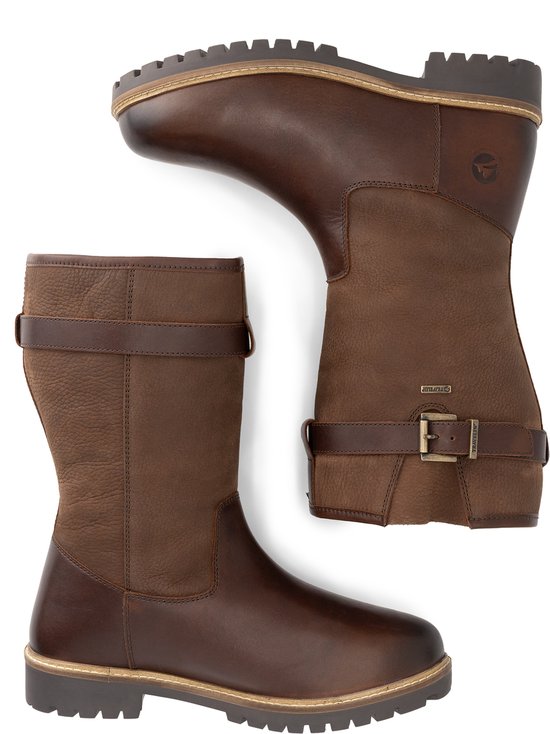 Travelin' Vrangen pour homme - Bottes de plein air - Doublées de laine - Marron foncé