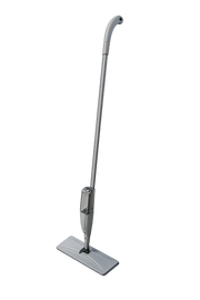 Balai à franges en microfibre UltraClean avec vaporisateur - 118 cm - Gris