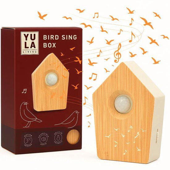 6197 - Boîte à chants d'oiseaux YULA Living avec capteur
