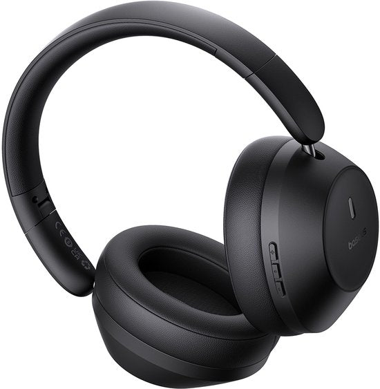 Casque Bluetooth Baseus Bass 30 Max, casque sans fil - Casque circum-auriculaire - 50 heures d'autonomie, Bluetooth 5.3, noir