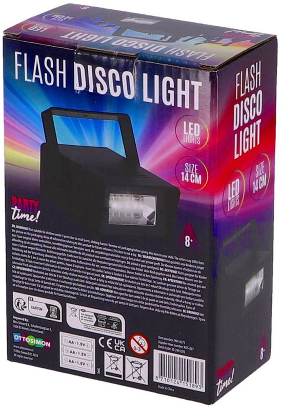 Mini stroboscope de discothèque