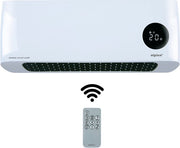 alpina Ceramic Stove with Wall Mounting - Electric Heater 2000W - Adjustable Heat Stages and Timer - Wall Stove with Remote Control - Fan Stove - For Indoors