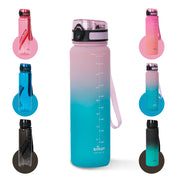 Gourde de sport Jordan & JUDY en Tritan - 1 000 ml - dégradé rose