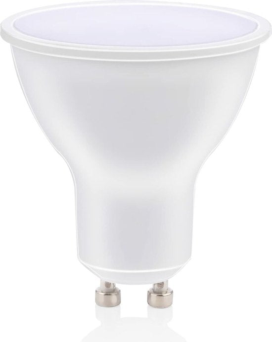 alpina Smart Home RGB Lamp - GU10 - 5W - WW + RGB - Smart Lighting - LED - App Control - Voice Control - Amazon Alexa - Google Home