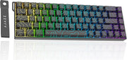 Ajazz AK680 V2 HE - Clavier gaming filaire à 65 % - Touches magnétiques - Effet Hall - Rapid Trigger - QWERTY - Contour noir