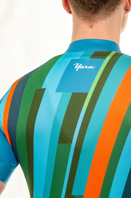 Maillot de cyclisme à manches courtes Lines - 2XL