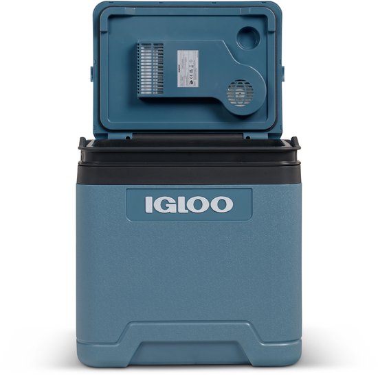 Igloo - IE27 DC - Glacière thermoélectrique – 12 V CC – 26 L – Couleur : bleu