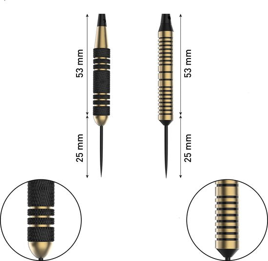 Dogma Premium Brass darts 6 pièces