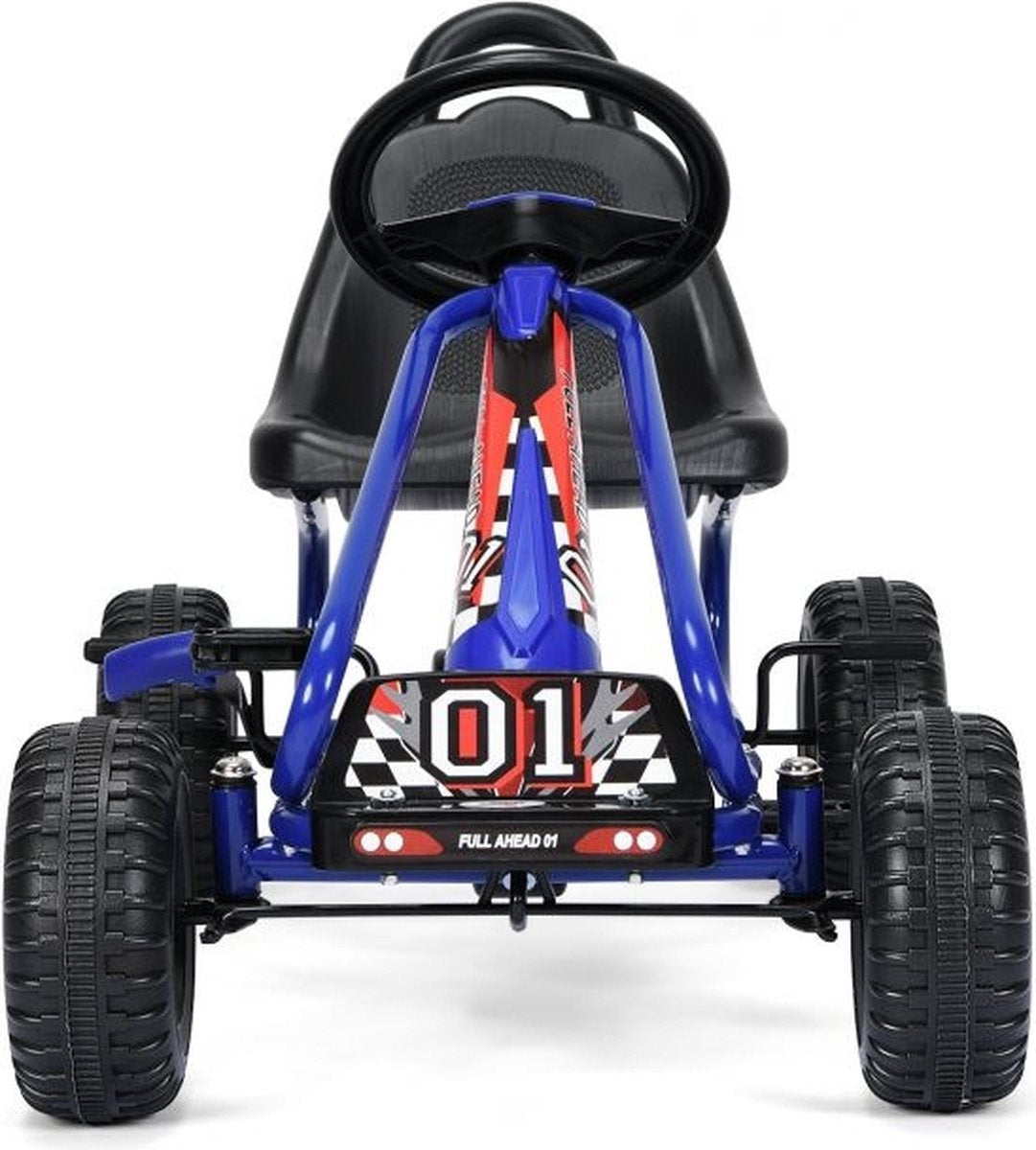 Gokart Go Cart avec frein à main Troll CAR 30kg Véhicule à pédales Véhicule à pédales pour 3-6 ans bleu