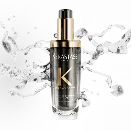 Kérastase Chronologiste L'Huile de Parfum Huile rechargeable - Parfum capillaire nourrissant - Pour tous les types de cheveux - 75 ml