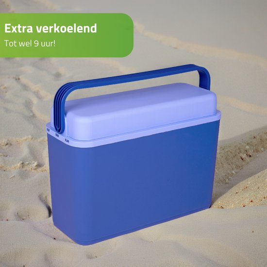 Bo-Camp - Glacière de voiture - Arctique - Bleu - Polyéthylène - 12 litres