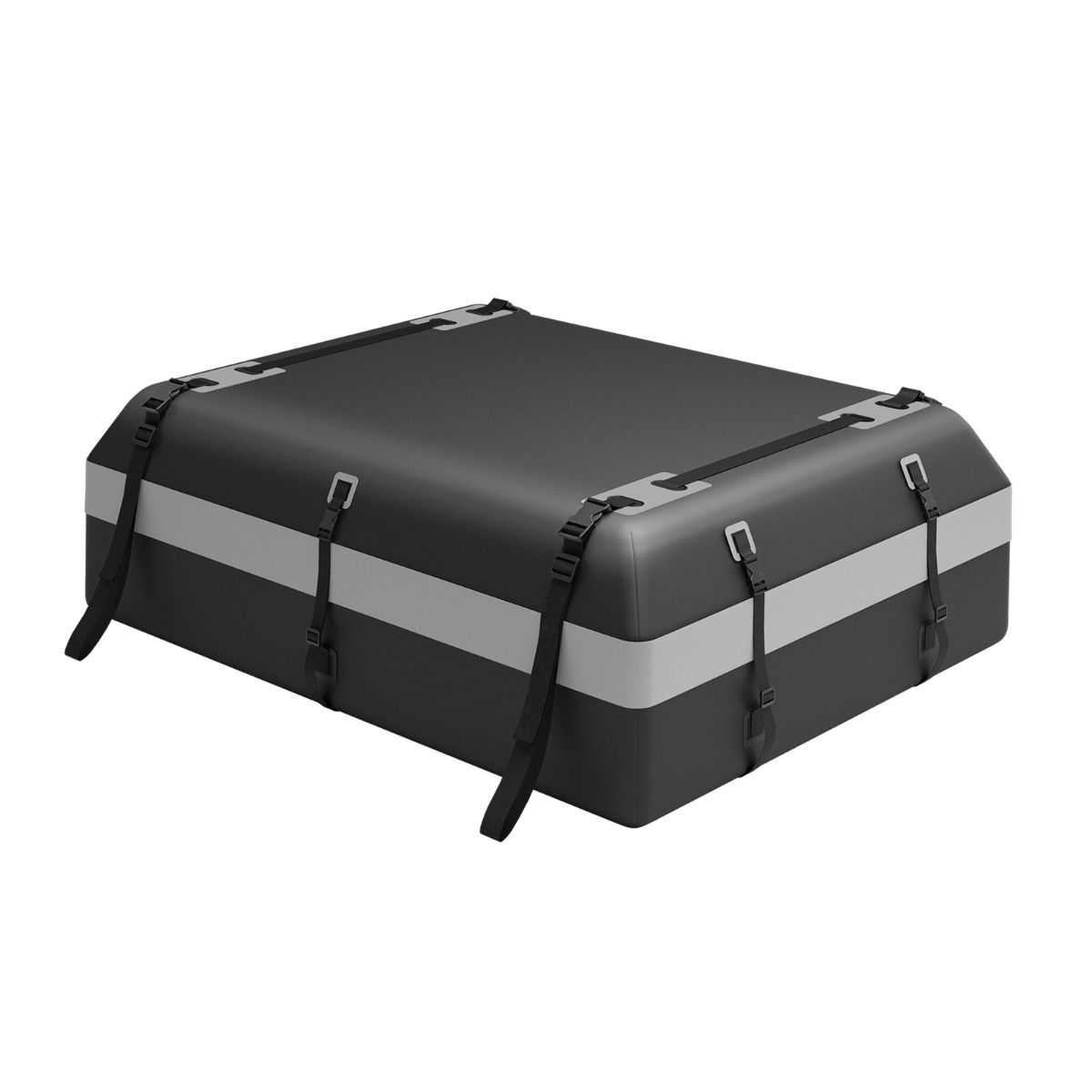 Sac de toit Coast pour voiture - PVC imperméable - 595 litres - gris et noir