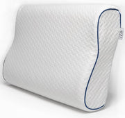 Ella® Oreiller orthopédique contre les douleurs cervicales - Oreiller ergonomique en mousse à mémoire de forme - 40x60cm