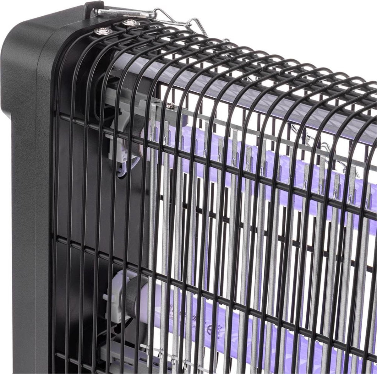 Perel Désinsectiseur, électrique, grille de tension 2800 V, bac de récupération amovible, 150 m², noir