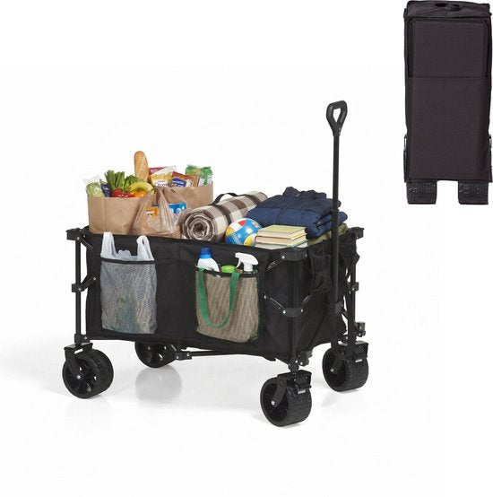 Mr. Fold Bolderkar XL - pliable 200L 150KG - roues anti-fuites tout-terrain