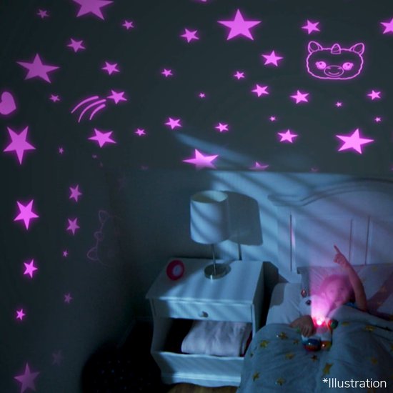 StarBelly Dream Lites - Chiennette câline - peluche - projecteur d'étoiles - veilleuse - enfants