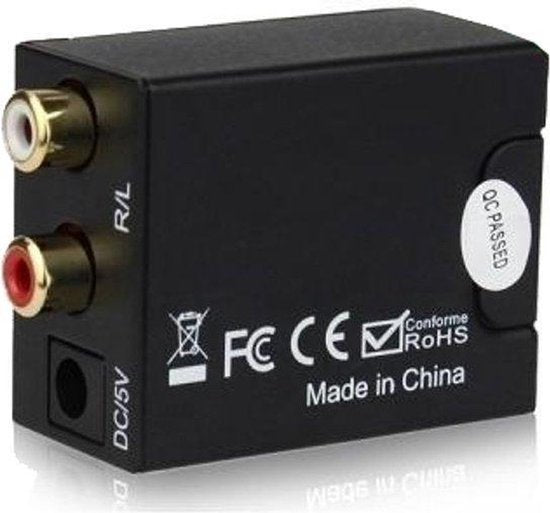 Câble optique Techvavo® - Câble audio optique - Câble Toslink - Câble optique Toslink - Câble RCA - Câble audio RCA - Adaptateur audio