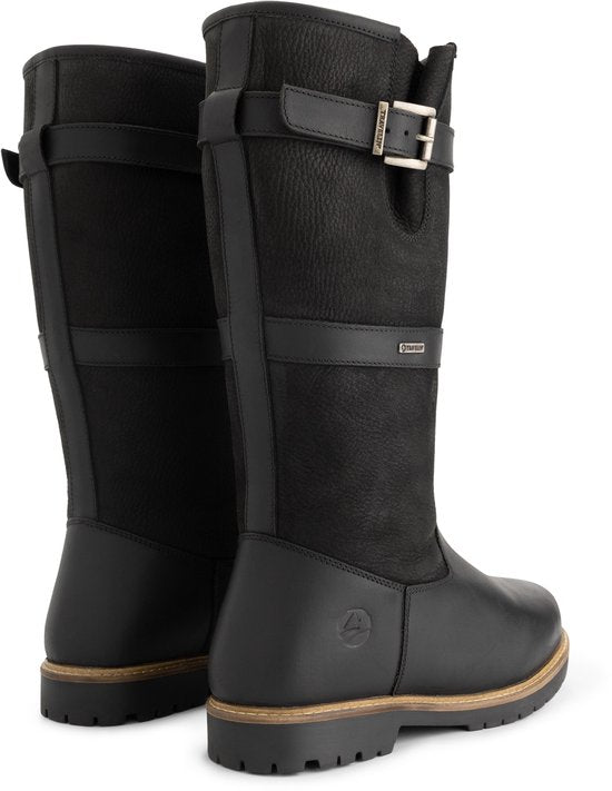 Travelin' Gronvik Femme - Bottes de plein air - Doublées de laine - Noir
