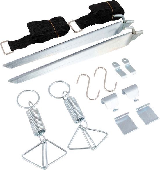 Bo-Camp - Kit de sangles anti-tempête - Pour auvent à poche/à cassette - Universel