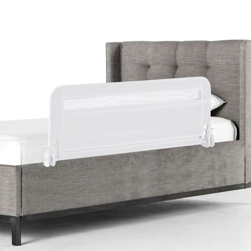 Barrière de lit Coast pour tout-petits - modèle pliable - housse amovible et lavable - blanc - 100 cm