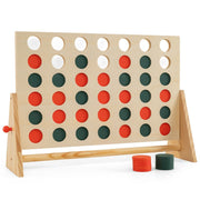 Jeu « Coast » de 4 à la suite - jeu de société de connexion - 42 pièces - cadre en bois de pin - couleur naturelle
