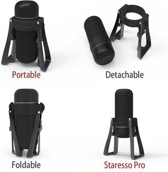 Staresso SP300 Pro - Machine à expresso manuelle - 2 tasses à la fois ! - jusqu'à 20 g de café moulu pour expresso - 180 ml - 15~20 bars
