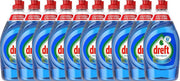 Dreft Extra Hygiène Liquide vaisselle à l'eucalyptus - 10 x 450 ml