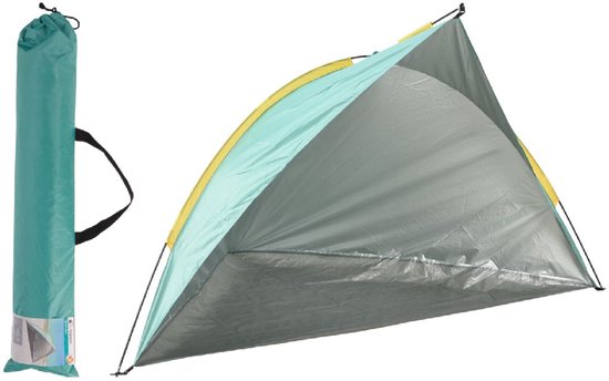 Abri de plage - 220 x 115 x 115 cm - Vert - UV50