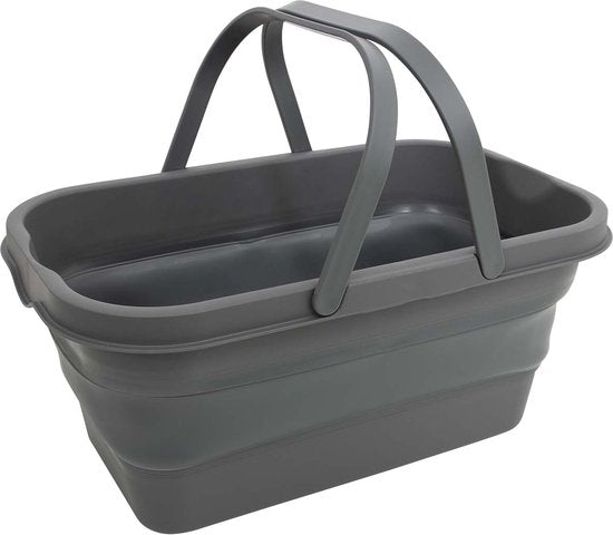 Bo-Camp - Bac pliable - Avec plateau - 17 litres