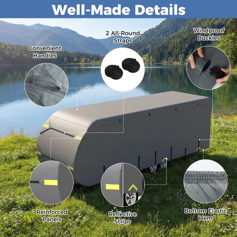 Housse pour camping-car Coast - respirante et coupe-vent - protection à 5 couches - taille M