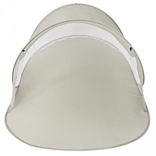 Tente de plage pop-up 245 cm x 145 cm x 95cm gris clair 401677
