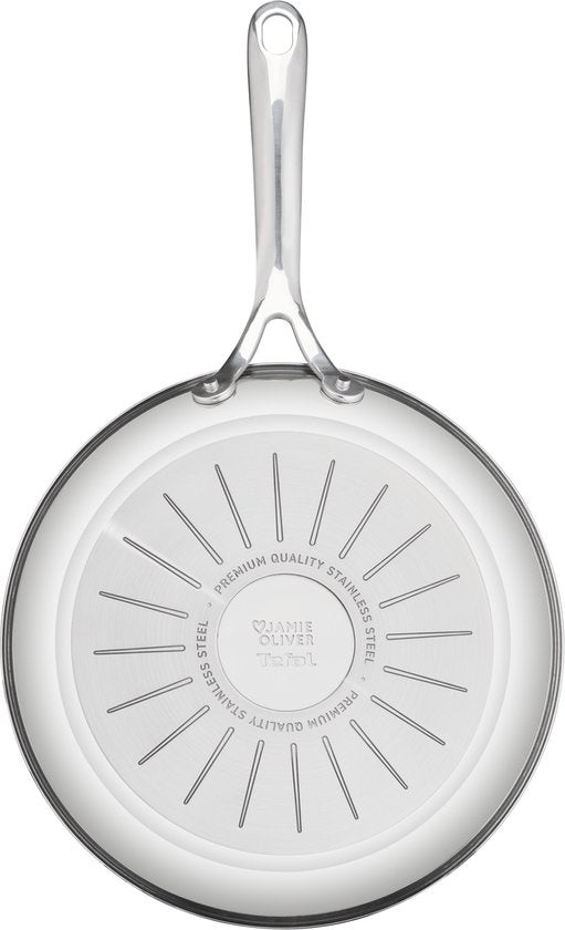 Poêle en céramique Jamie Oliver by Tefal Classic Cook, Ø 28 cm - sans PFAS + 1 protège-poêle