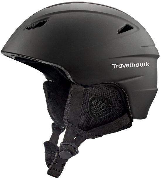 Travelhawk Ski Helmet - Casque de snowboard - Casque de ski - Unisexe - Noir - L