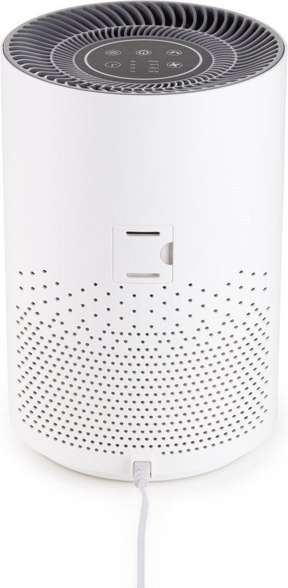 Purificateur d'air Vitapur - Purificateur d'air - Purificateur d'air avec filtre HEPA - Ioniseur à flux de 360 degrés - Extrêmement silencieux avec minuterie - Blanc