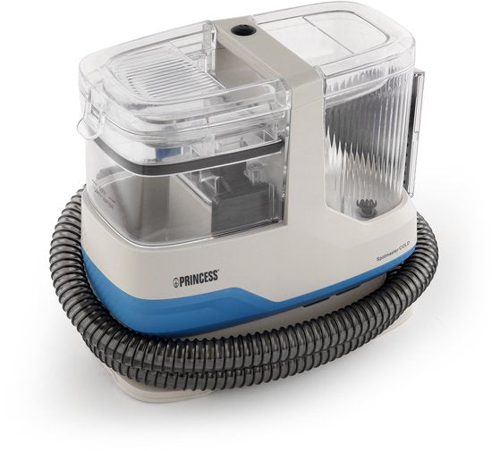 Nettoyeur de tapis Princess - Nettoyeur de taches portable - Nettoyeur de meubles - 3 embouts inclus - 1 100 ml - Puissant nettoyant anti-poussière et anti-taches - Convient pour les canapés, les meubles, les tapis et les voitures - Autonettoyant - Spot M