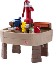 Table à eau Step2 Pump & Splash Discovery – Avec pompe à eau et 8 accessoires – Table de jeux aquatiques pour tout-petits – Jouets d'extérieur à partir de 2 ans – Table d'activités aquatiques pour le jardin / l'extérieur