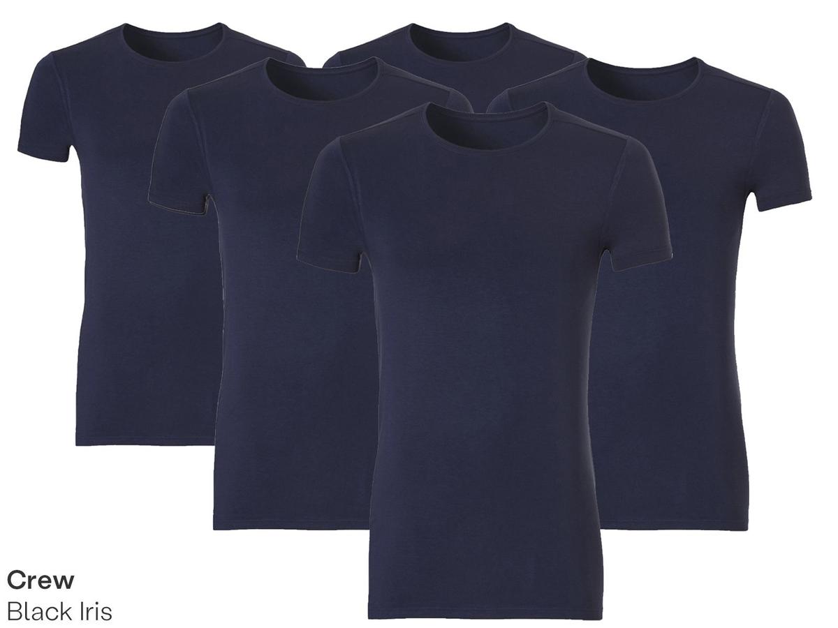 T-shirt Ten Cate Basic pour homme - Col rond ou en V - taille 2XL - Blanc