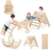 Ensemble d'escalade Coast Montessori 3 pièces - Triangles - Arcs - Rampes d'escalade - Bois