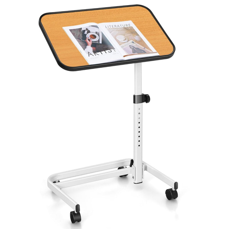Table de lit Coast - Réglable en hauteur sur 9 positions - Plateau inclinable - couleur naturelle
