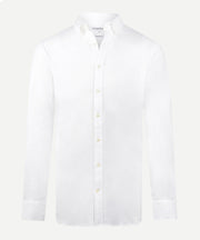 McGregor - Chemise en piqué stretch - Coupe régulière et confortable - Blanc - Taille S