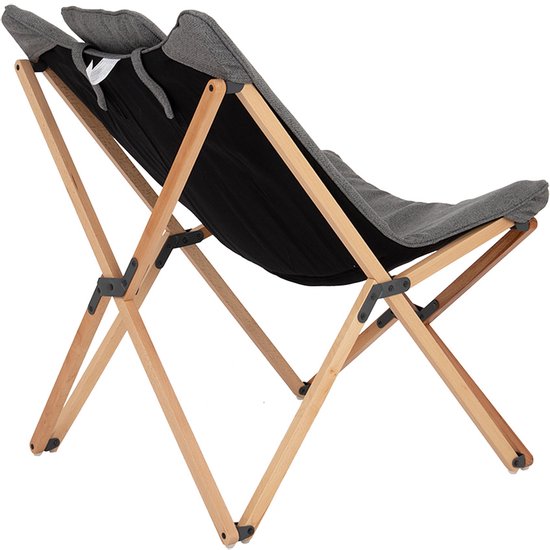 Bo-Camp - Urban Outdoor - Fauteuil de détente - Wembley - M - Nika - Gris