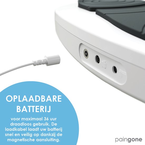 Paingone Fllow | soulage les jambes lourdes et douloureuses | Stimulateur de la circulation sanguine - Batterie rechargeable -