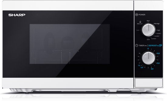 Micro-ondes et grill Sharp YC-MG01E-W - 800 W - 20 litres - blanc