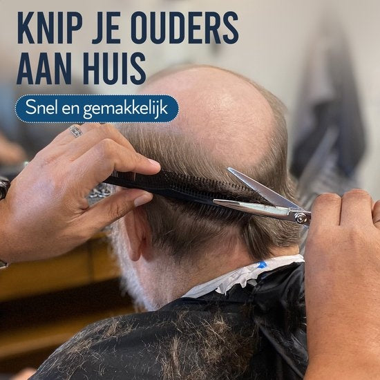 Set complet pour barbier - 10 pièces - ciseaux de barbier droitier - ciseaux à désépaissir barbier - ciseaux à cheveux - ciseaux de coupe - set de ciseaux à cheveux