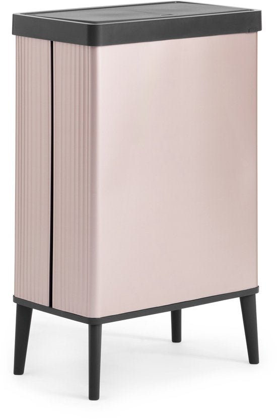 Curver Verto High - Poubelle 54 L - Rosé - 44 x 27 x 69 cm