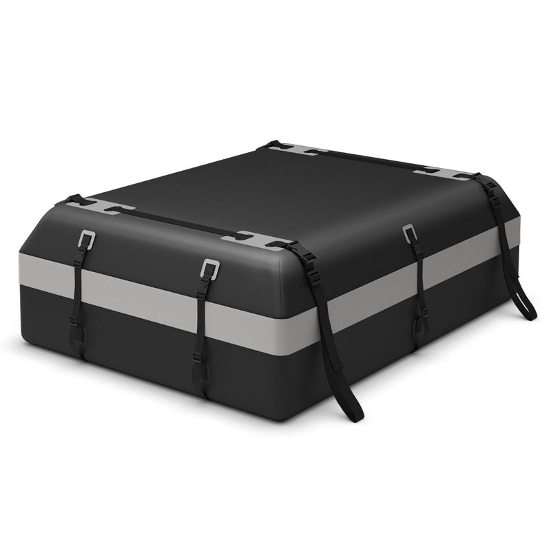 Sac de toit Coast pour voiture - PVC imperméable - 595 litres - gris et noir